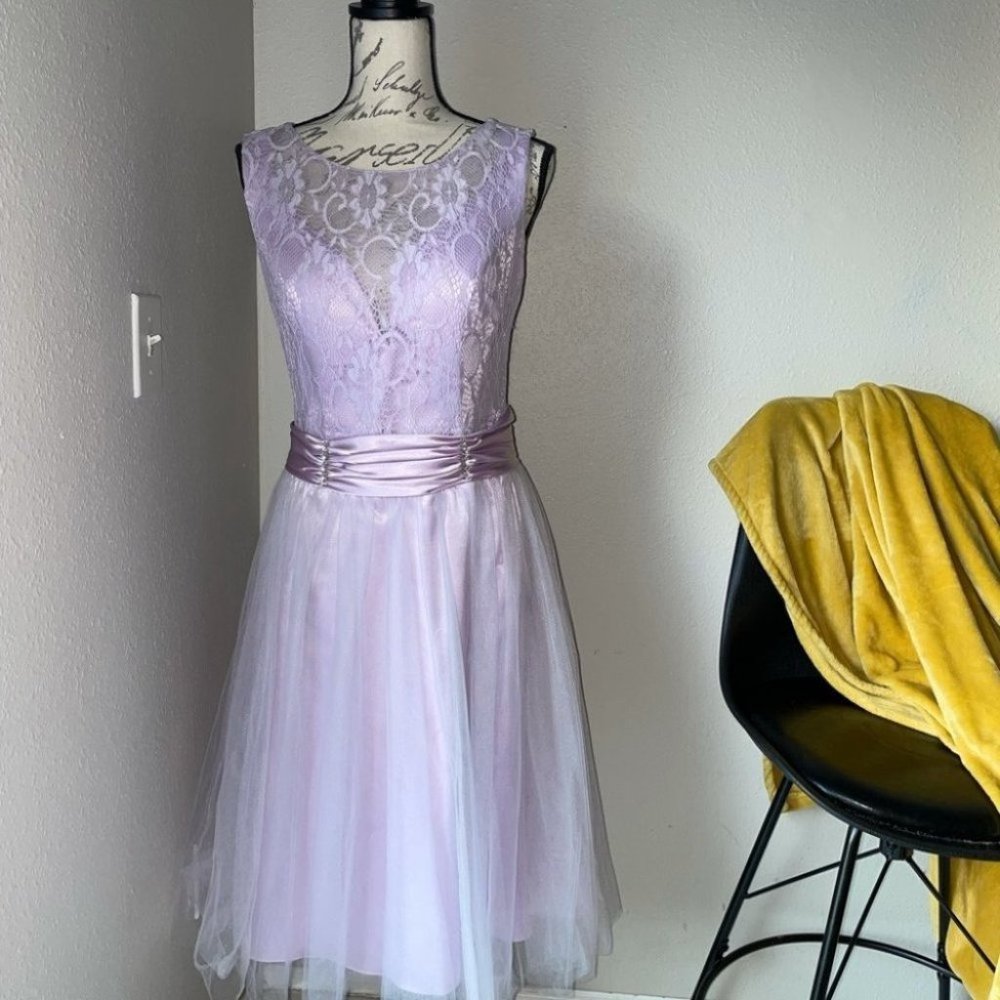 Modern Maids Lavender Dress